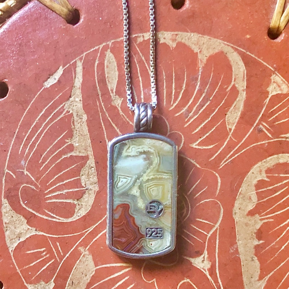 David Yurman rare stone discontinued pendant